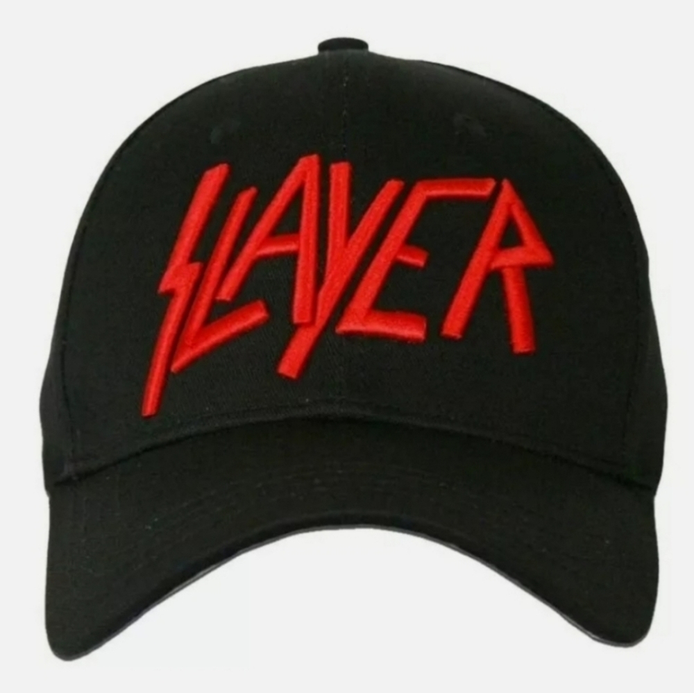 Slayer Embroidered Logo Adjustable  Band Hat